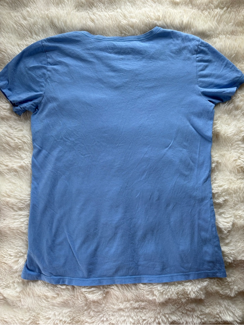 Life is Good Womens Blue V-Neck Tee with Mason Jar Graphic - Picture 5 of 7